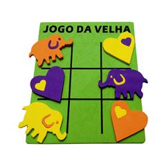 CARTELA DIDATICA SILK EVAMAX JOGO DA VELHA