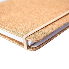 CADERNO DESMONTAVEL 01X1 80 FOLHAS 19,0X25,5 M SHINE DOURADO DISKO