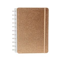 CADERNO DESMONTAVEL 01X1 80 FOLHAS 19,0X25,5 M SHINE DOURADO DISKO