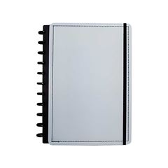 CADERNO DESMONTAVEL 01X1 80 FOLHAS 21,5X29,5 G GREY DISKO