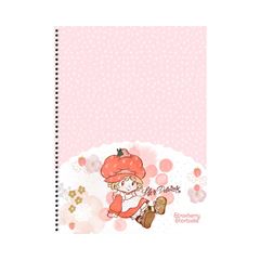 CADERNO CAPA DURA ESPIRAL 10X1 160 FOLHAS COLEGIAL MORANGUINHO 25 ANIMATIVA