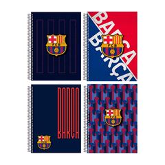 CADERNO CAPA DURA ESPIRAL 01X1 80 FOLHAS BARCELONA 25 ANIMATIVA