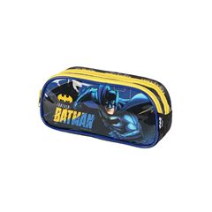 ESTOJO ESCOLAR LUXCEL DUPLO BATMAN AZUL EI41274BM