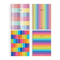 CADERNO CAPA DURA 15X1 240 FOLHAS SPIRO 25 JANDAIA