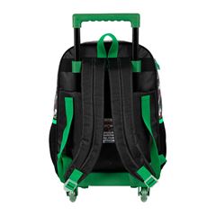 MOCHILA RODA LUXCEL INFANTIL + LANCHEIRA AVENGERS VERDE CLARO