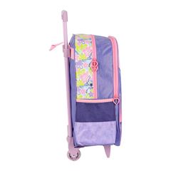 MOCHILA RODA LUXCEL INFANTIL + LANCHEIRA STITCH VIOLETA