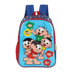 MOCHILA COSTAL LUXCEL INFANTIL TURMA DA MONICA 16