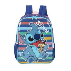 MOCHILA COSTAL LUXCEL INFANTIL STITCH 16