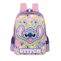 MOCHILA COSTAL LUXCEL INFANTIL STITCH 16