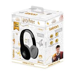 FONE OUVIDO LETRON HEADPHONE HARRY POTTER PRETO