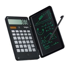 CALCULADORA ELGIN BOLSO 42CCQNP 12 DIGITOS COM TELA ANOTACOES PRETA