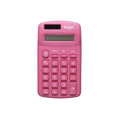 CALCULADORA ELGIN BOLSO CB-1485A 8 DIGITOS ROSA