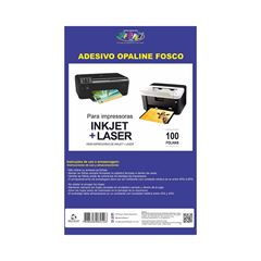 PAPEL ADESIVO OPALINE A4 180G COM 100 OFF PAPER