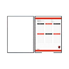 CADERNO CAPA DURA ESPIRAL 01X1 80 FOLHAS FLAMENGO 25 FORONI