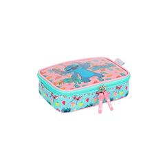 ESTOJO ESCOLAR LUXCEL BOX STITCH ROSA EI41554SC