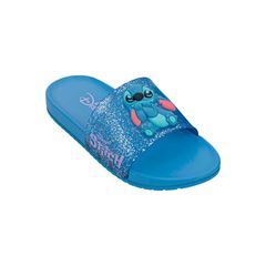 CHINELO DISNEY STITCH AZUL GLITER 25 IPANEMA