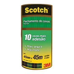 FITA EMPACOTAMENTO 5802 45X45 MARROM SCOTCH 3M