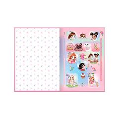 CADERNO 1/4 BROCHURA CAPA DURA 48 FOLHAS JOLIE 25 TILIBRA