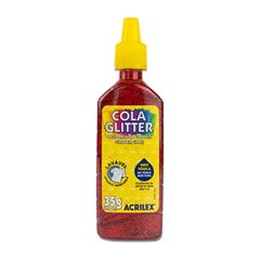 COLA GLITER 23G ACRILEX 205 VERMELHO