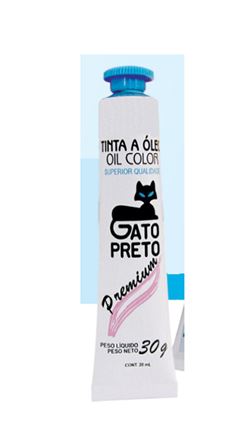 TINTA OLEO GATO PRETO 20ML CARMIM 1026