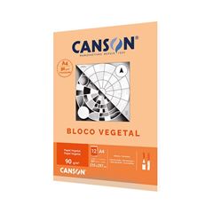 PAPEL VEGETAL 90G A4 50 FOLHAS CANSON