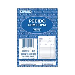 PEDIDO 1/36 MULTI VIAS PRETO COM 80 FOLHAS 10043 SD