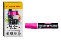 MARCADOR VIDRO COMPACTOR WINDOW MARKER ROSA