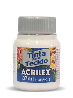 TINTA TECIDO ACRILEX 37ML INCOLOR 500