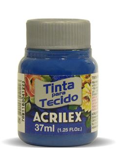 TINTA TECIDO ACRILEX 37ML AZUL TURQUESA 501