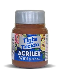 TINTA TECIDO ACRILEX 37ML MARROM 531