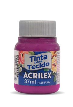 TINTA TECIDO ACRILEX 37ML MAGENTA 549