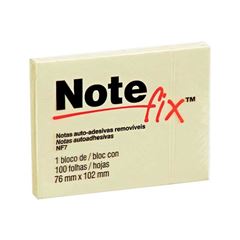 RECADO ADESIVO NOTEFIX NFX7 76X102 100 FOLHAS AMARELO