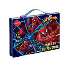 MALETA ESCOLAR PARA DESENHO MOLIN 72 PECAS SPIDER MAN