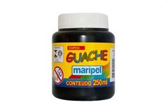 TINTA GUACHE MARIPEL 250ML PRETO