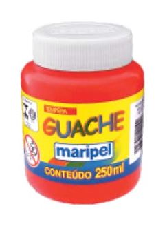 TINTA GUACHE MARIPEL 250ML VERMELHO