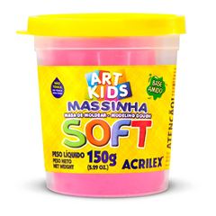 MASSA MODELAR SOFT 150G ACRILEX 107 MARAVILHA