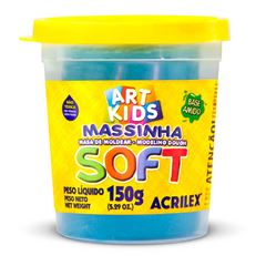 MASSA MODELAR SOFT 150G ACRILEX 109 AZUL