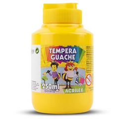 TINTA GUACHE 250ML ACRILEX AMARELO OURO 505