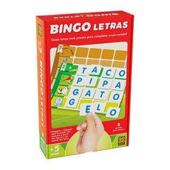 JOGO BINGO LETRAS GROW