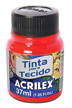 TINTA TECIDO FLUOR ACRILEX 37ML MARAVILHA 107