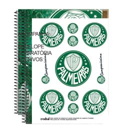 CADERNO CAPA DURA ESPIRAL 15X1 256 FOLHAS PALMEIRAS 25 CREDEAL