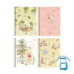 CADERNO 01X1 ESPIRAL CAPA DURA 80 FOLHAS POOH 24 TILIBRA