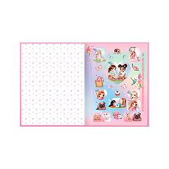 CADERNO BROCHURA 40 FOLHAS CAPA DURA GRANDE CALIGRAFIA JOLIE 25 TILIBRA