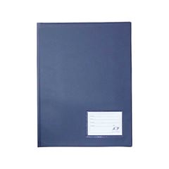 PASTA CATALOGO 20 ENVELOPE ACP PVC COM VISOR AZUL 4 COLCHETES