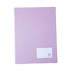 PASTA CATALOGO 20 ENVELOPE ACP PVC COM VISOR LILAS 4 COLCHETES