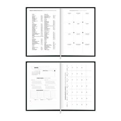 AGENDA ANUAL TILIBRA NAPOLI COSTURADA 2025 PRETA