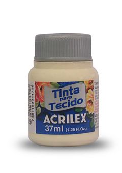 TINTA TECIDO ACRILEX 37ML MARFIM 529