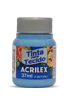 TINTA TECIDO ACRILEX 37ML AZUL CARIBE 560