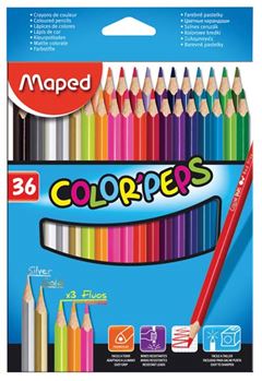 LAPIS 36 CORES MAPED TRIANGULAR COLOR PEPS