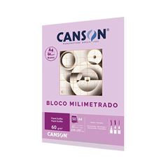 BLOCO CANSON MILIMETRADO 50 FOLHAS A4